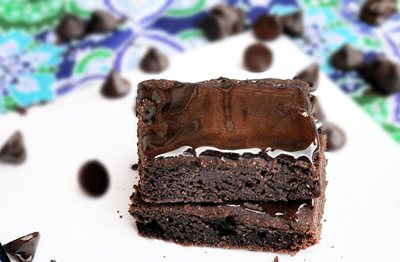 Healthy Fudge Brownies photo by chocolate-covered KATIE